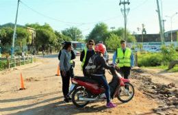 Tránsito: impiden el acceso a la zona céntrica de motociclistas sin el casco reglamentario