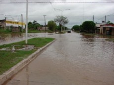 Nievas en declaraciones se�al�, "afortunadamente tenemos 130 mil�metros y amaga con seguir lloviendo".