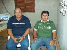 El ex concejal Gaitano y el edil Pasamani, actualmente distanciados.


