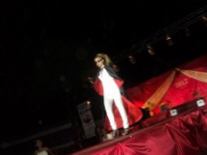 Todo listo para el mega desfile show.
