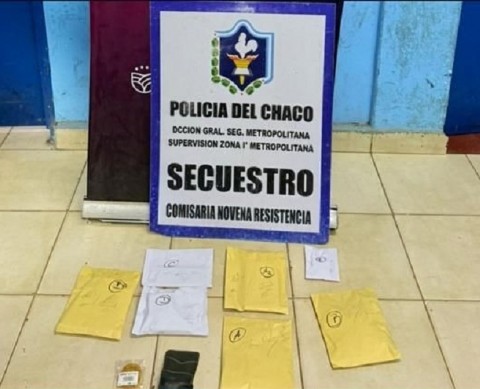 Tres hombres fueron detenidos con cocaína y más de 295 mil pesos en Resistencia