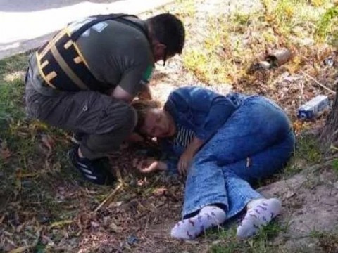 Una mujer cayó de su moto debido a un cable caído en Sáenz Peña