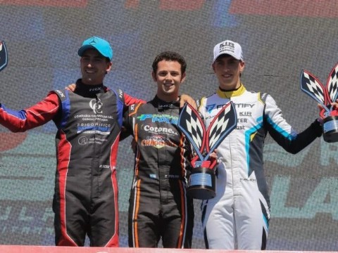 Stefano Polini se quedó con la victoria de la Formula 3 Metropolitana en La Plata