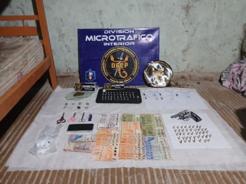 Allanamiento en Sáenz Peña: secuestraron drogas, un arma y dinero en efectivo