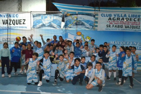 El Gobierno provincial acompaña el crecimiento del club Villa Libertad y destaca su rol de contención social y deportiva
