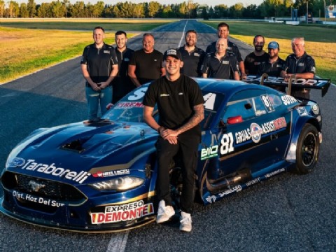 Lucas Carabajal completó un test positivo antes del debut en Turismo Carretera