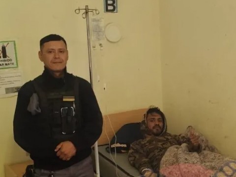 Policías asistieron a un hombre que sufría un preinfarto en Villa Ángela