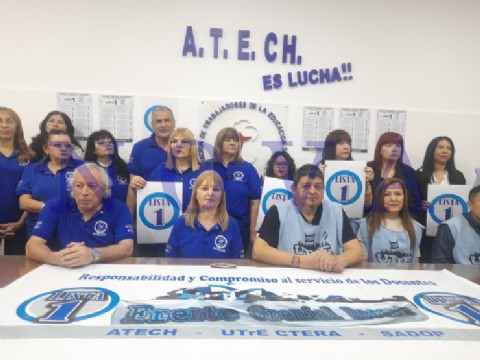 El Frente Gremial Docente presentó a los candidatos para la Junta de Clasificación y Tribunal de Disciplina