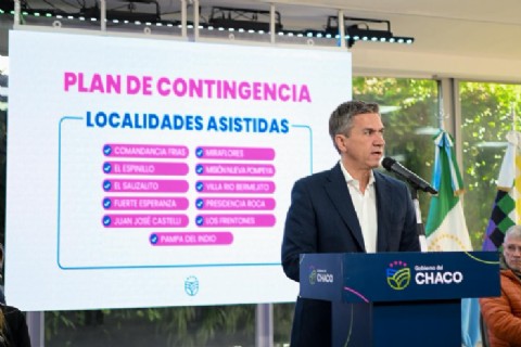 Zdero brindó detalles sobre el alcance de las acciones ejecutadas con el Plan de Contingencia