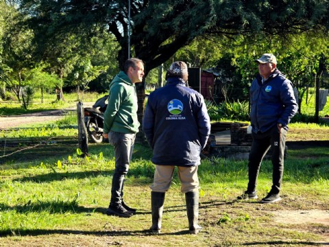 Colonia Elisa: supervisan el funcionamiento de la planta de agua en el paraje Salto de la Vieja