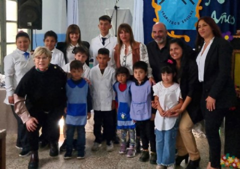 El Gobierno provincial acompañó los 90 años de la Escuela 278 “Francisco Souilhe” de La Eduvigis