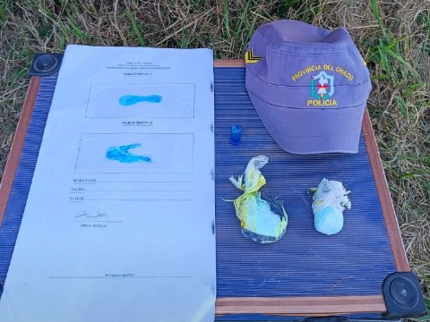 Detuvieron a un joven que transportaba cocaína en Presidencia Roca