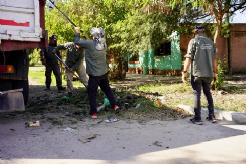 El operativo de descacharrizado sigue avanzando en Barranqueras