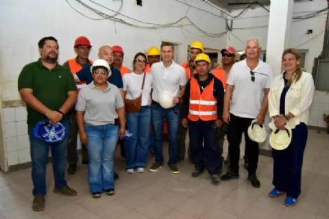Avanzan las obras de refacción integral y ampliación del centro de salud de Villa Río Negro