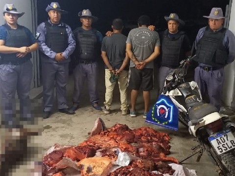 Secuestraron carne de caballo en Sáenz Peña y detuvieron a dos sujetos por abigeato