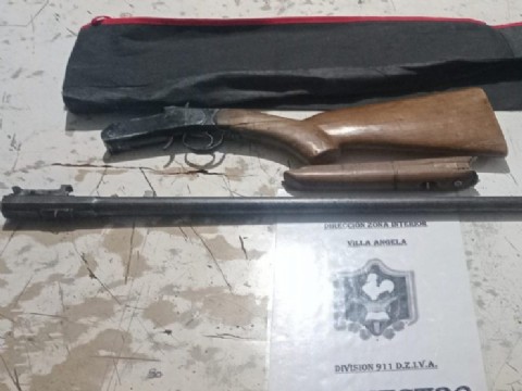 Secuestraron una escopeta y una moto tras denuncia por violencia de género en Villa Ángela