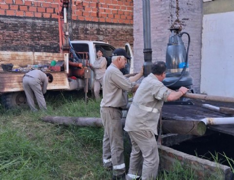 Sameep normalizó el sistema cloacal tras reparar el colector principal en Quitilipi
