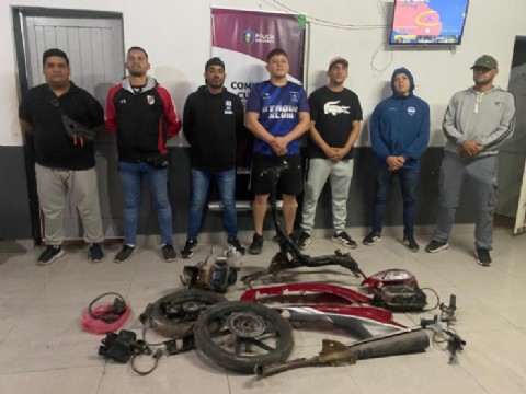 Recuperaron una motocicleta robada que fue desarmada en Resistencia