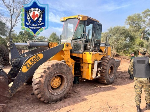 Frenaron desmonte ilegal de dos hectáreas y secuestraron maquinaria en Hermoso Campo