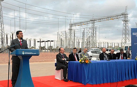 Más energía para la región con una obra que significa una reparación histórica para el país