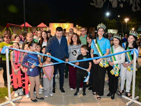 Inauguraron la puesta en valor de la plazoleta “Rayito de Sol” de Sáenz Peña