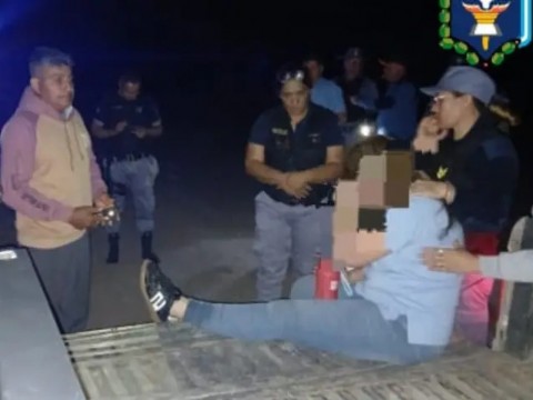 Rescataron a una mujer que huyó al monte tras ser brutalmente golpeada en Sáenz Peña