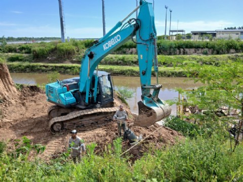 Sameep realizó trabajos claves para reforzar el abastecimiento de agua en el Departamento Bermejo