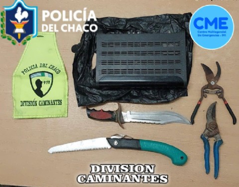 La División Caminantes blindó el microcentro de Resistencia con cinco procedimientos exitosos