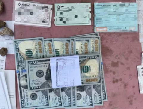 Dos hombres fueron detenidos luego de abonar con dólares falsos en una estación de servicio de Castelli