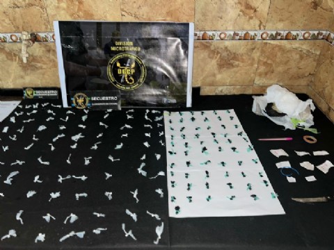 Secuestraron cocaína y detuvieron a un hombre en Villa del Oeste