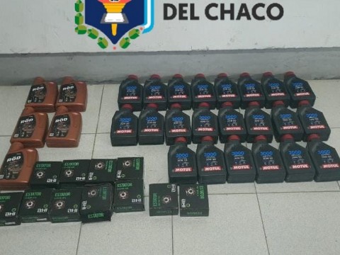 Detuvieron a tres sujetos que robaron elementos para motos de un local en Las Breñas