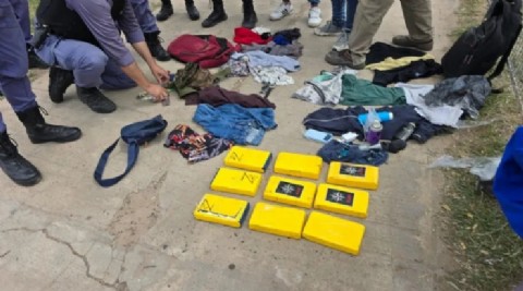 Secuestraron nueve panes de cocaína y cuatro personas fueron detenidas en Resistencia