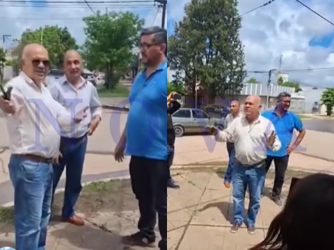 VIDEO | El diputado Aldo Leiva intentó frenar un operativo de Ñachec en General San Martín