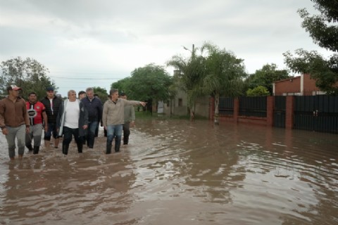 La provincia recibió ayuda del Gobierno nacional ante la emergencia hídrica