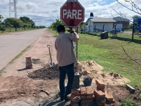 Sáenz Peña avanza con las mejoras en el Parque Industrial con instalación de cámaras y mantenimiento integral