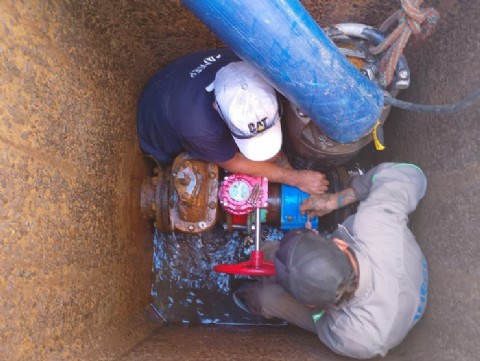 Sameep finalizó los trabajos en el primer acueducto y se restablece el servicio progresivamente