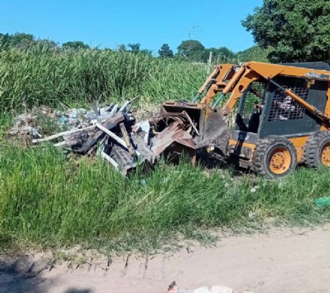 Operativo conjunto para proteger la laguna Villa Chica en Resistencia