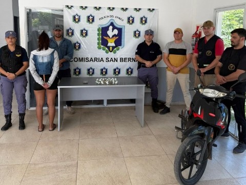 Una mujer salió a vender cocaína con una menor en San Bernardo y fue detenida