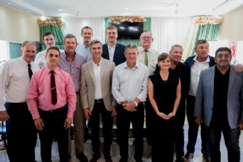 El Gobierno provincial acompañó el aniversario de la Iglesia Evangélica de Pampa Sommer