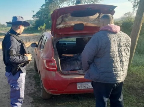 Detuvieron a un hombre con 200 kilos de carne y armas sin documentación en Puerto Vilelas