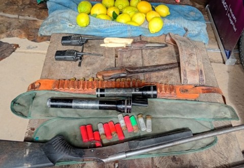 Detectaron caza ilegal en General San Martín: secuestraron armas y animales silvestres faenados