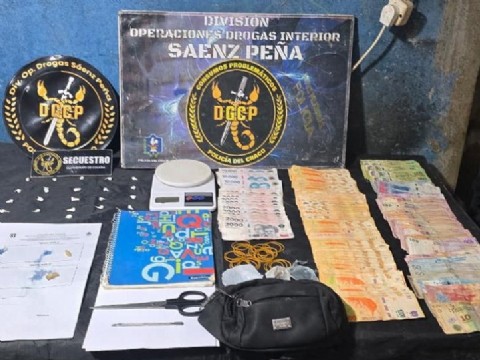 Secuestraron cocaína y detuvieron a un hombre en Sáenz Peña