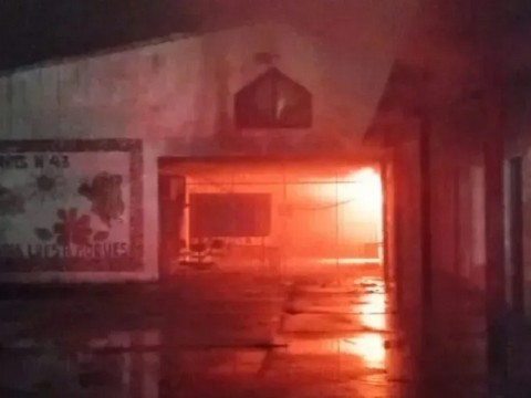 Un incendio provocó daños materiales en un jardín de infantes en Resistencia