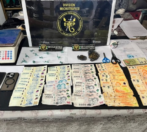 Desarticulan un nuevo búnker narco en Resistencia y detienen a un joven por venta de drogas
