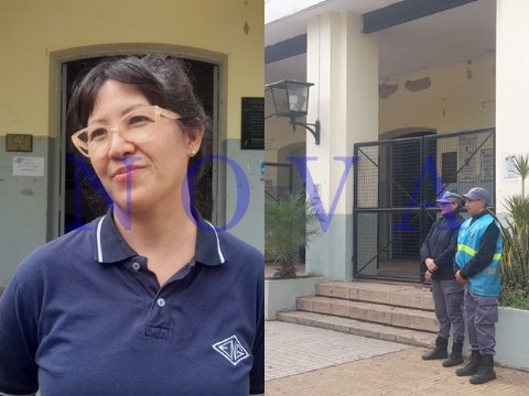 Reforzaron la presencia policial en la Escuela Normal de Resistencia tras amenazas de un tiroteo