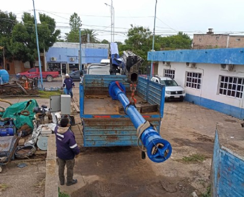 Sameep puso en funcionamiento una nueva bomba para optimizar el servicio en San Martín