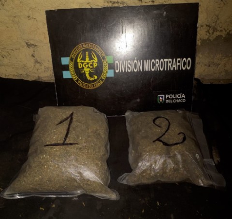 Andaba con casi un kilo y medio de marihuana en la mochila