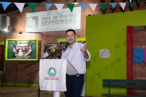 La Sala de Teatro Septiembre fue reconocido por la Municipalidad de Sáenz Peña