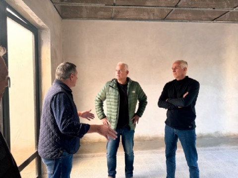 El Gobierno provincial constató el avance de obras del nuevo edificio del Registro Civil de Charata