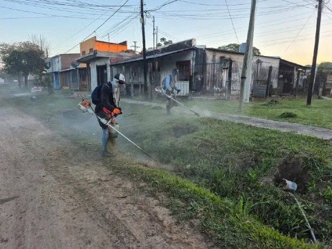 El municipio de Barranqueras trabaja en el mejoramiento de espacios públicos